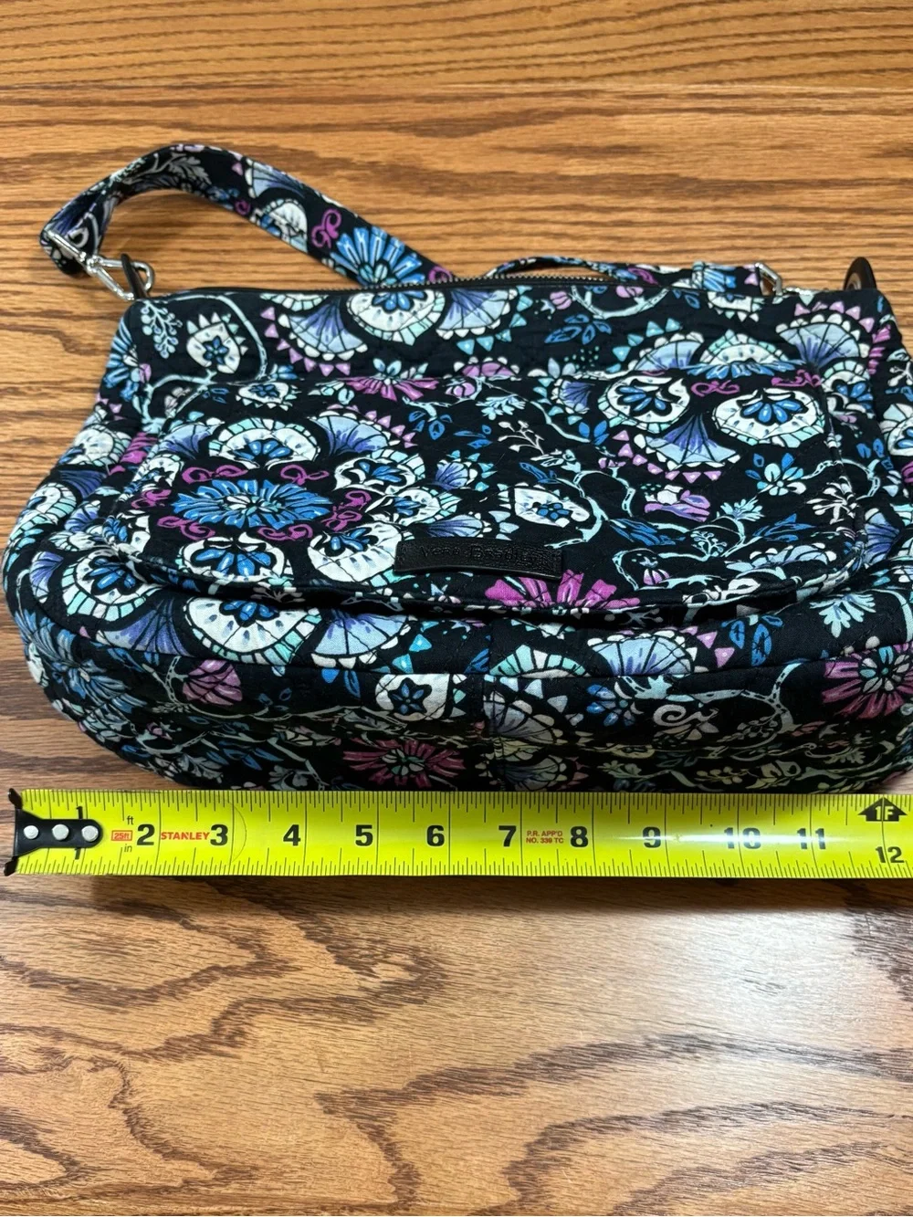 VERA BRADLEY Carson Mini Crossbody Quilted Bag Bramble Pattern Floral